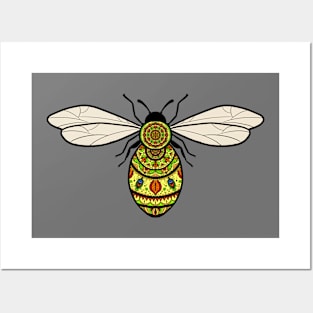 Mandala Bee Posters and Art